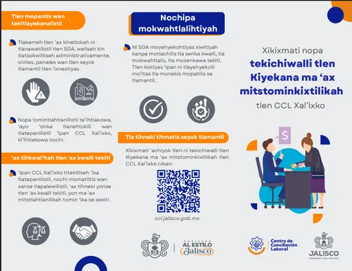 Kenakumaika kemayetaitɨka xapáte meta niuki ti‘aitaame CCL Jalisco mieme pemɨkara’iitaiyarɨwanikɨ. (Wirárika) Sistema de Gestión Antisoborno