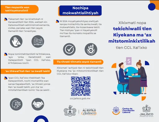 Xikixmati nopa te kichiwalli tlen Kiyekana ma ‘ax Mitstominkixtilikah tlen CCL Xal’ixko (Náhuatl) Sistema de Gestión Antisoborno